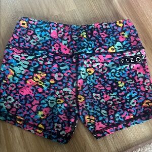 Fleo Women's Vibrant Patterned Athletic Shorts
